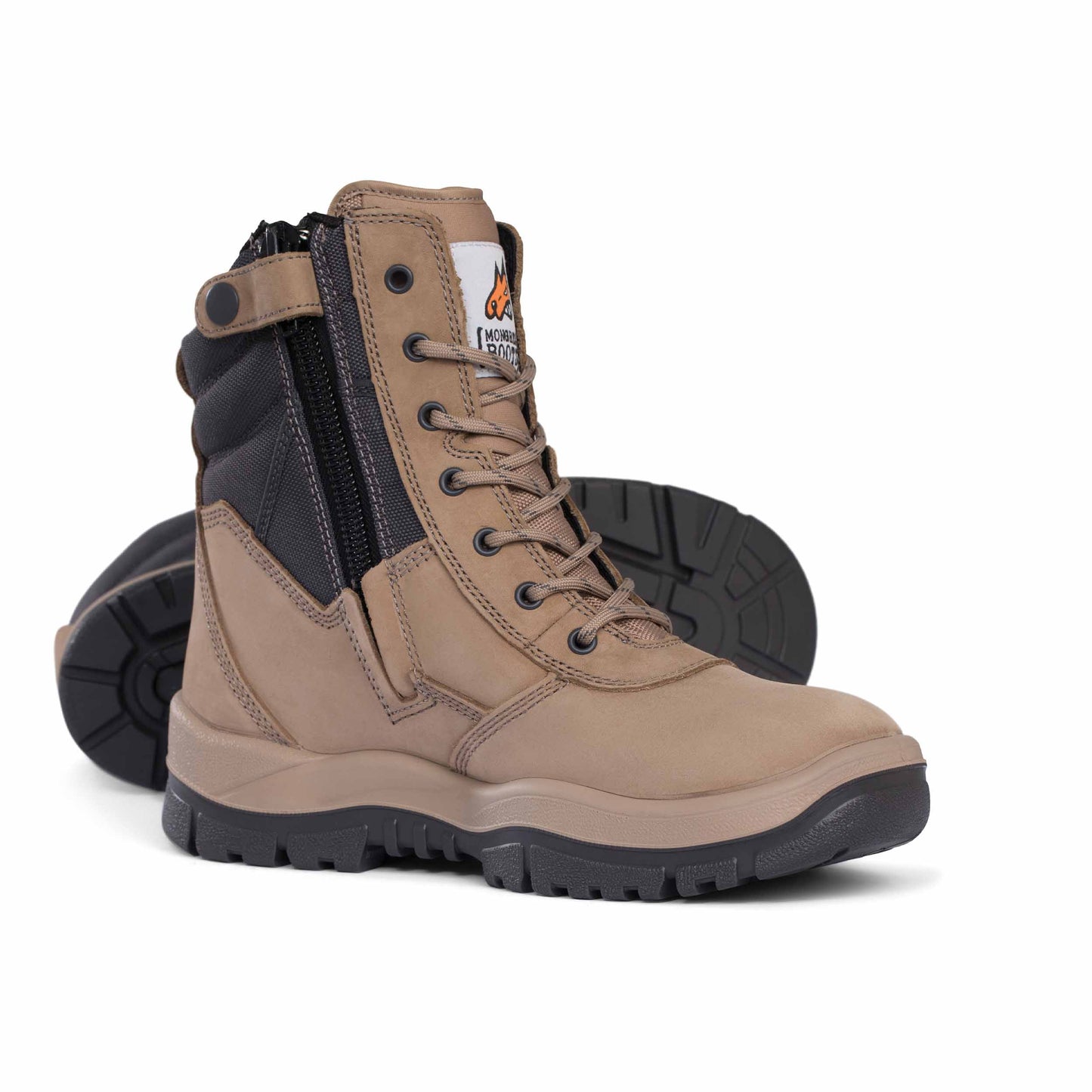 Stone Hero - Mongrel Boots 251020 Black High Leg ZipSider Boot