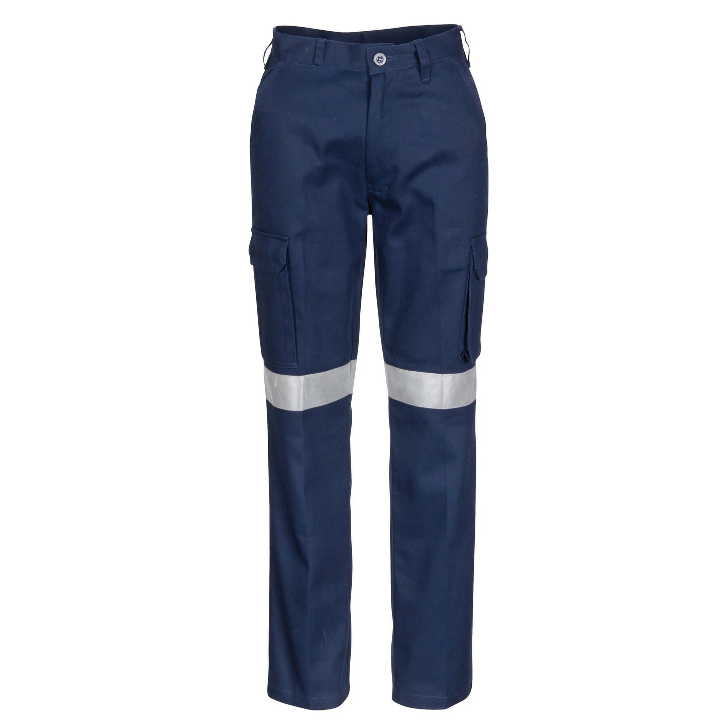 3323 Ladies Cotton Drill Cargo Pants with 3M Reflective Tape