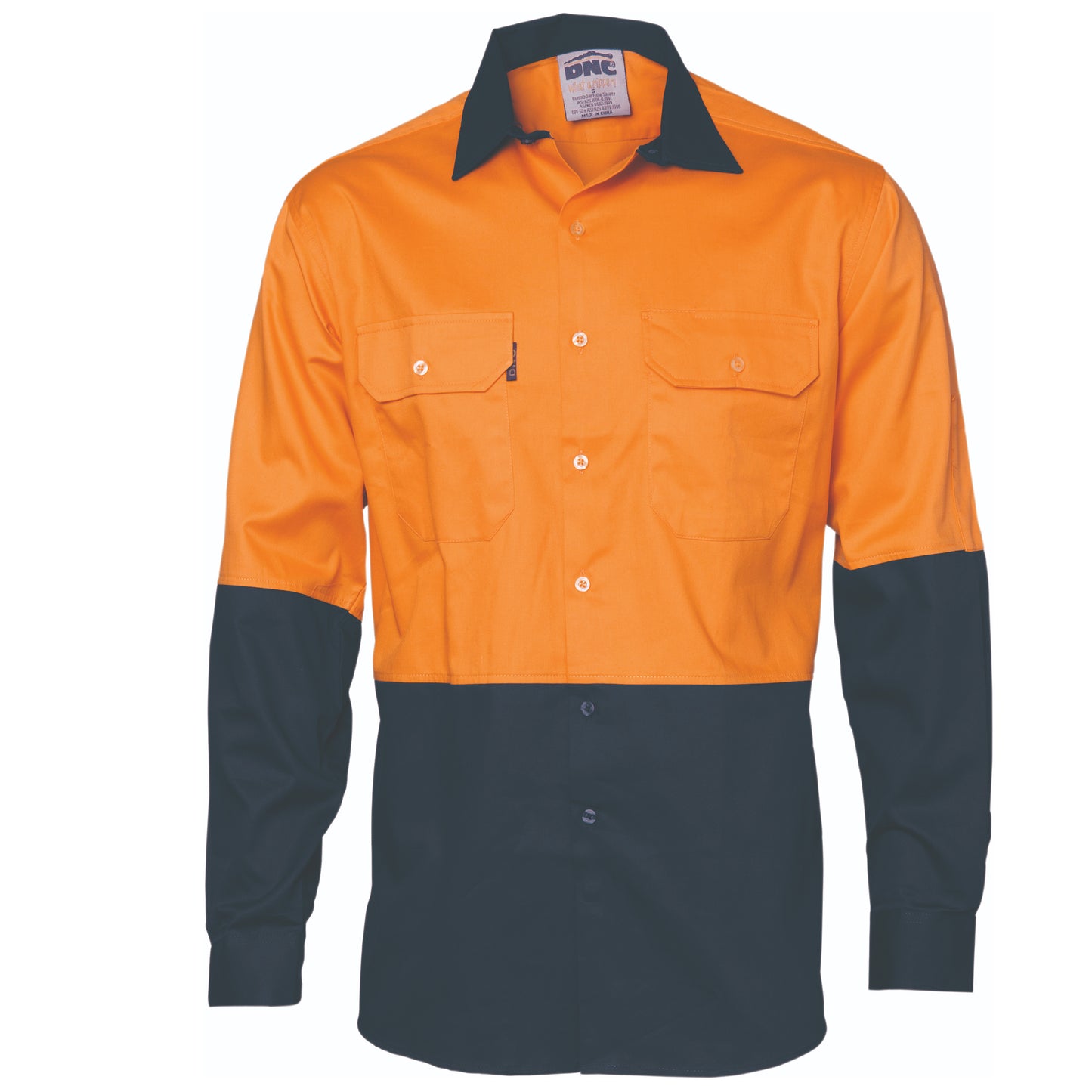 Orange/Navy