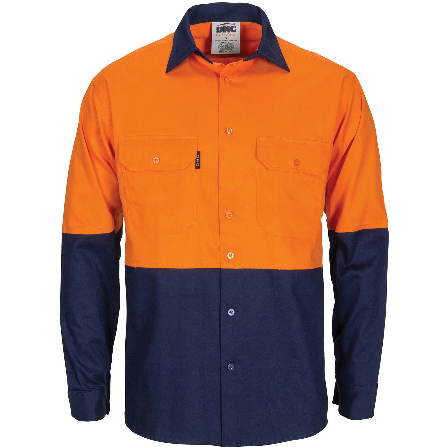 Orange/Navy