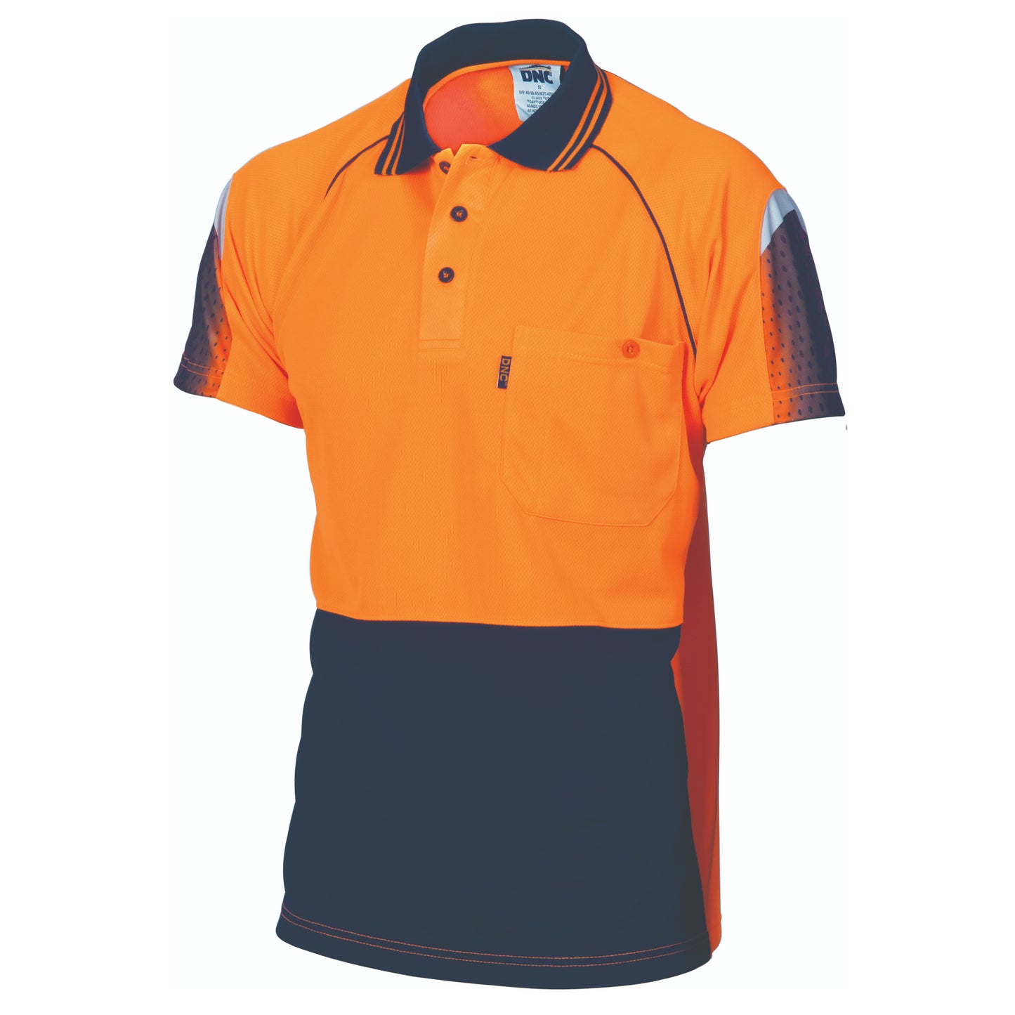 Orange/Navy