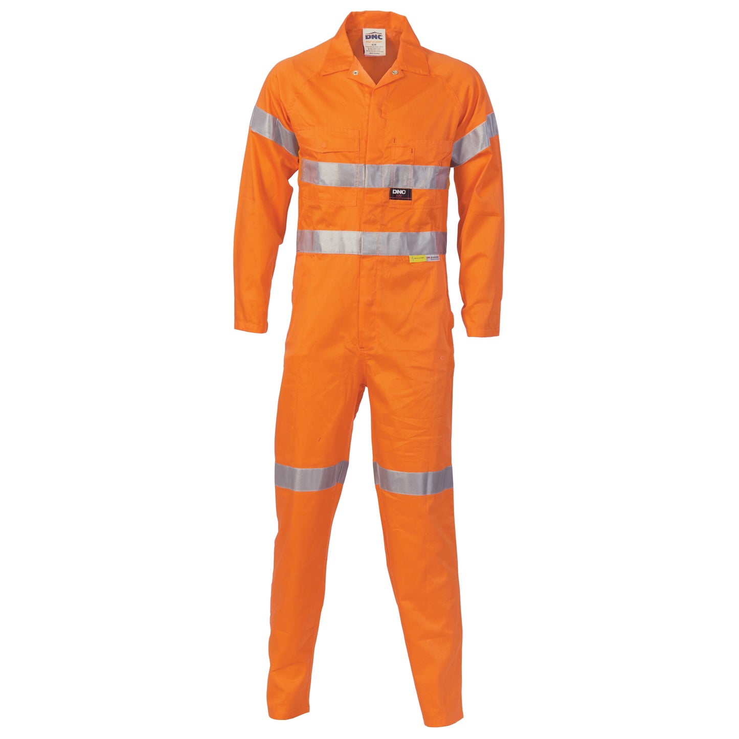 3854 HiVis Cotton Coverall with 3M R/Tape