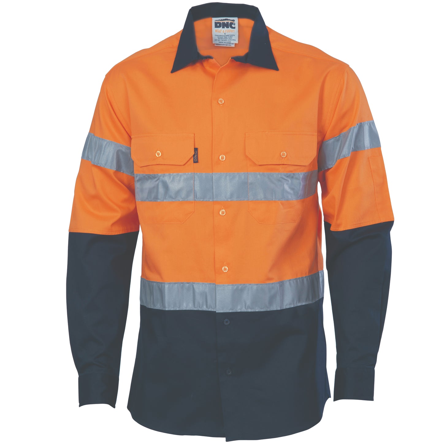 Orange/Navy