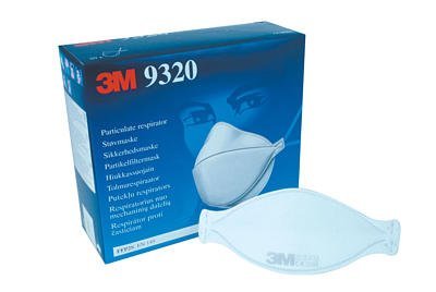 3M AUST 3M9320 P2 Aura Flat-Fold Respirator, Box of 20