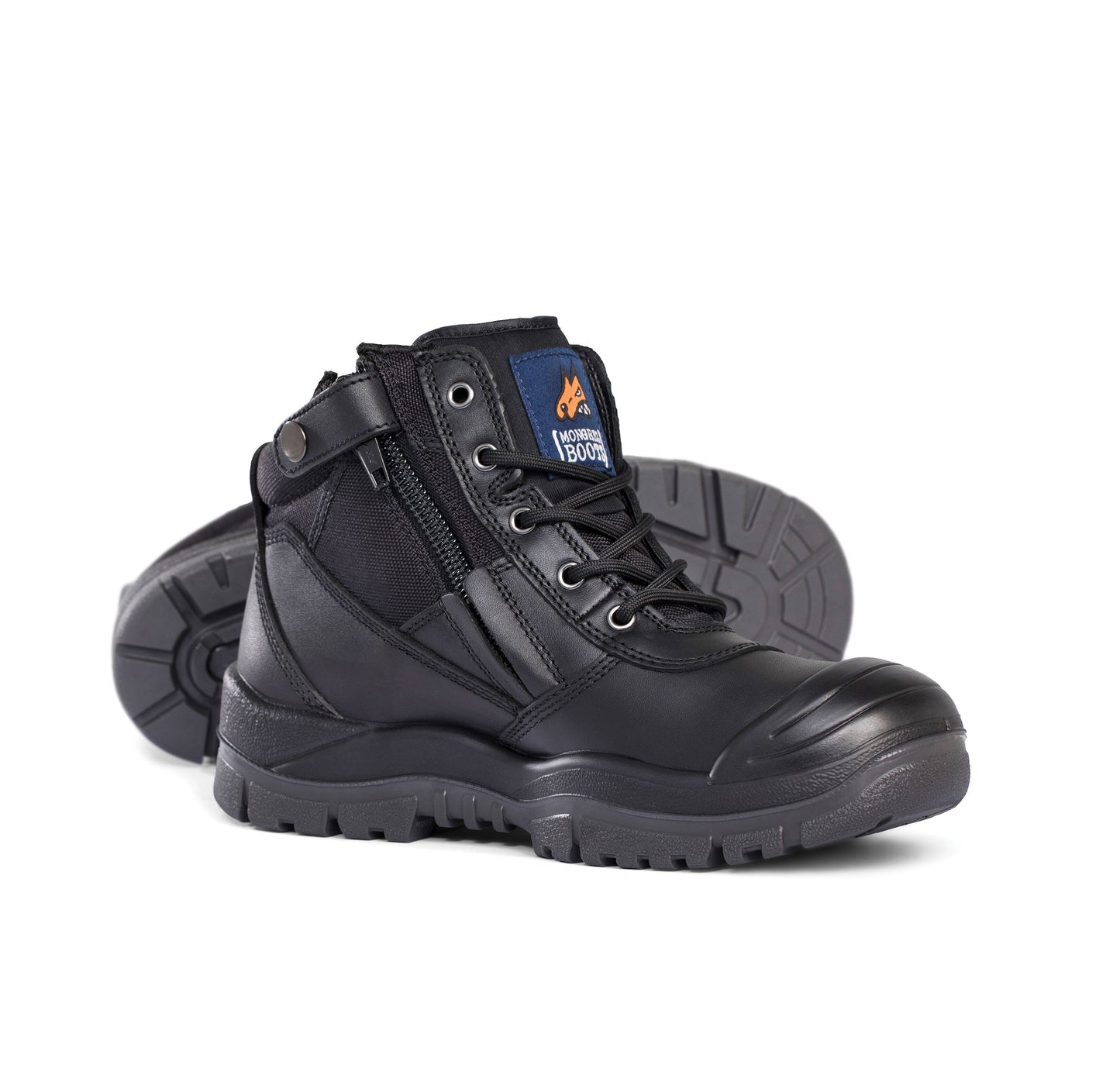 Black Hero - Mongrel Boots 461050 Wheat ZipSider Boot w/ Scuff Cap