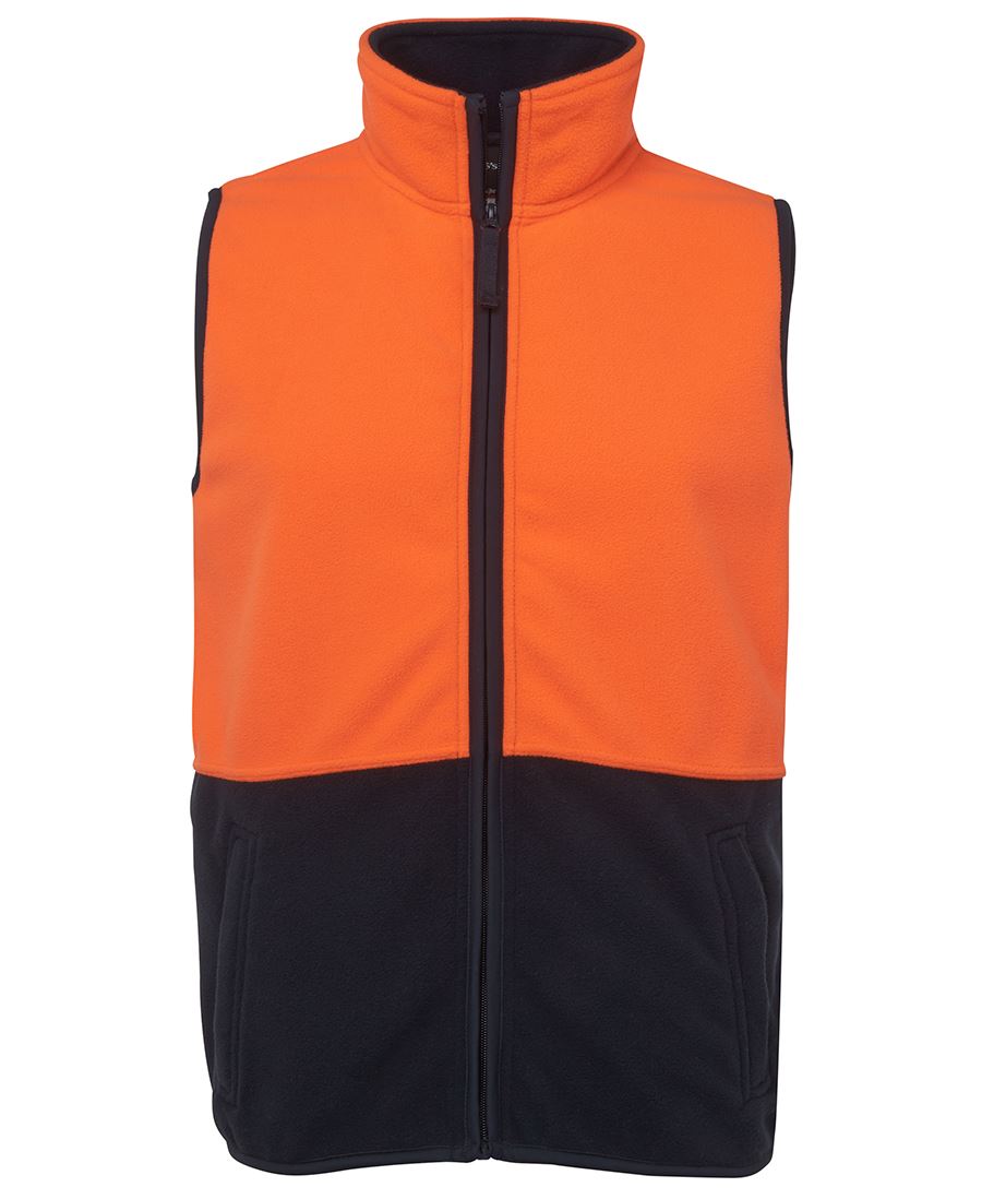 JB's Hv Polar Vest Lime/Navy -2Xs