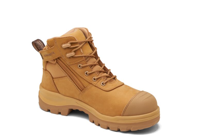 Blundstone 8550 RotoFlex Wheat water-resistant nubuck 135mm safety boot