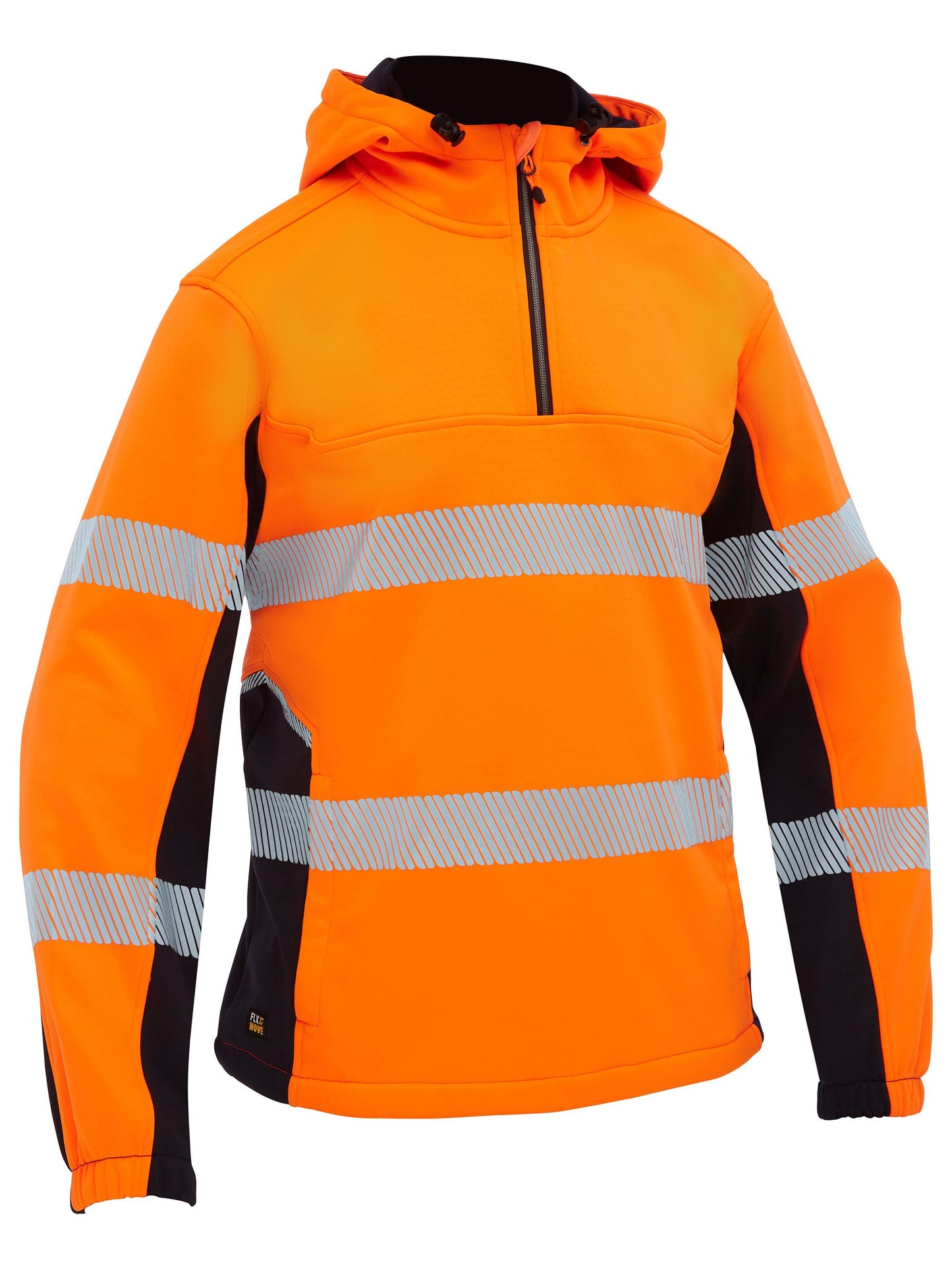 BK6571T Flx & Move™ Hi Vis Taped Liquid Repellent Fleece Hoodie