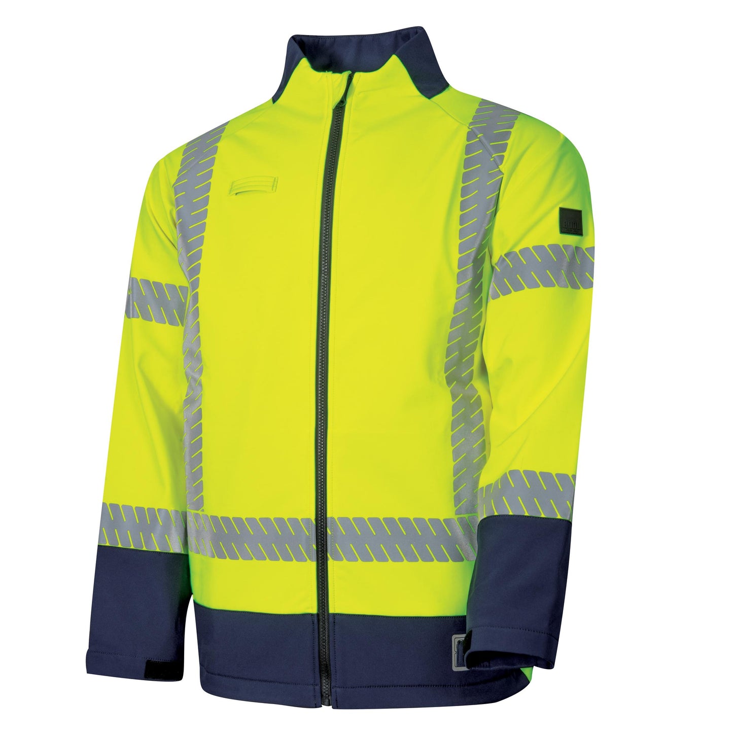 BW2300T8 Hi-Vis PPE 2 Softshell Jacket with Segmented FR Reflective Tape