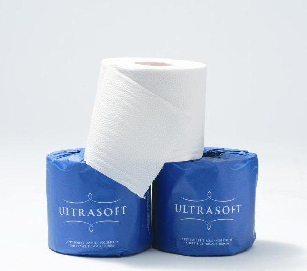 Caprice C-400CW Ultrasoft Toilet Roll 2 Ply 400 Sheet (Carton of 48)