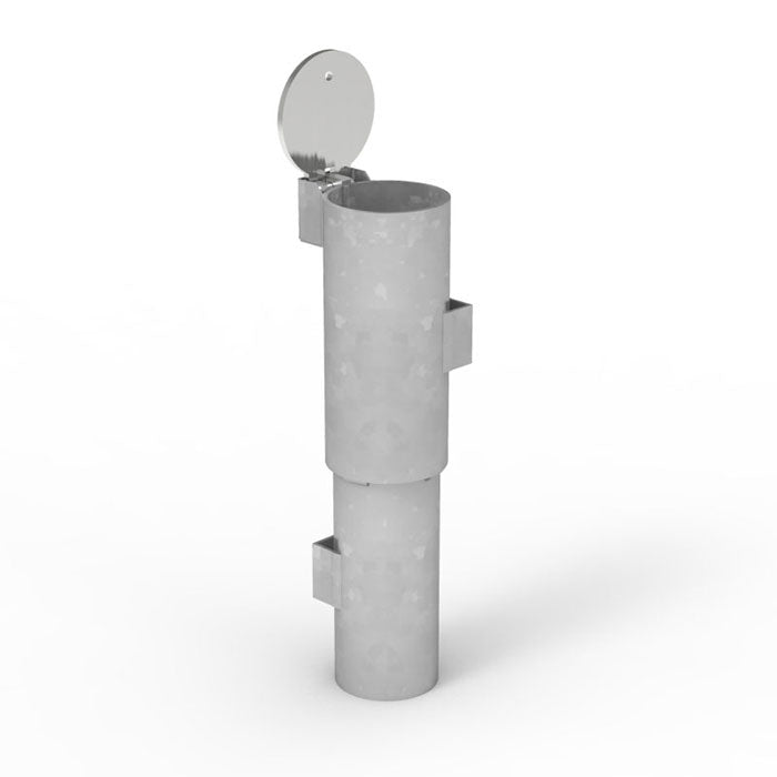 Cam-lok Removable Bollard 90mm New Concrete Sleeve