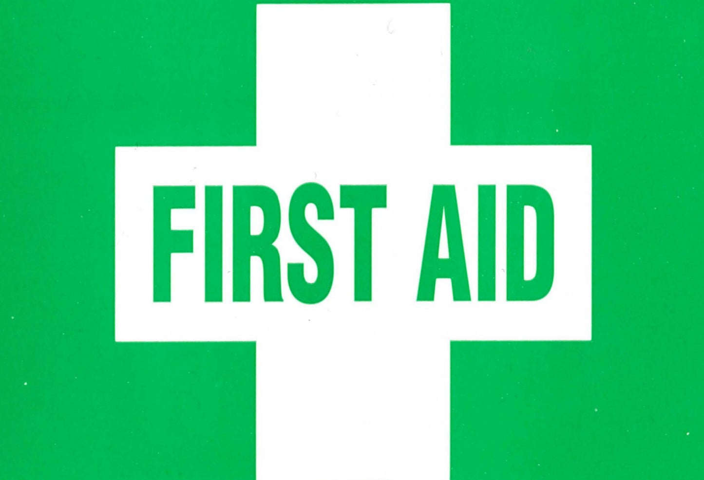 Max Global Products FKSM First Aid Kit Label, Adhesive, Medium, 130mm x 90mm