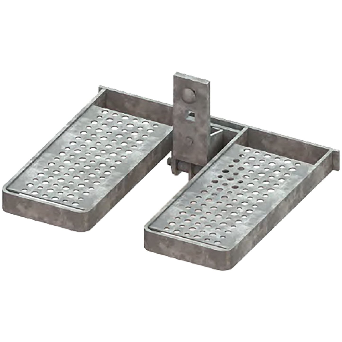 Miller Fold Foot Rest (galv) - for alum y-spar and twin ladders