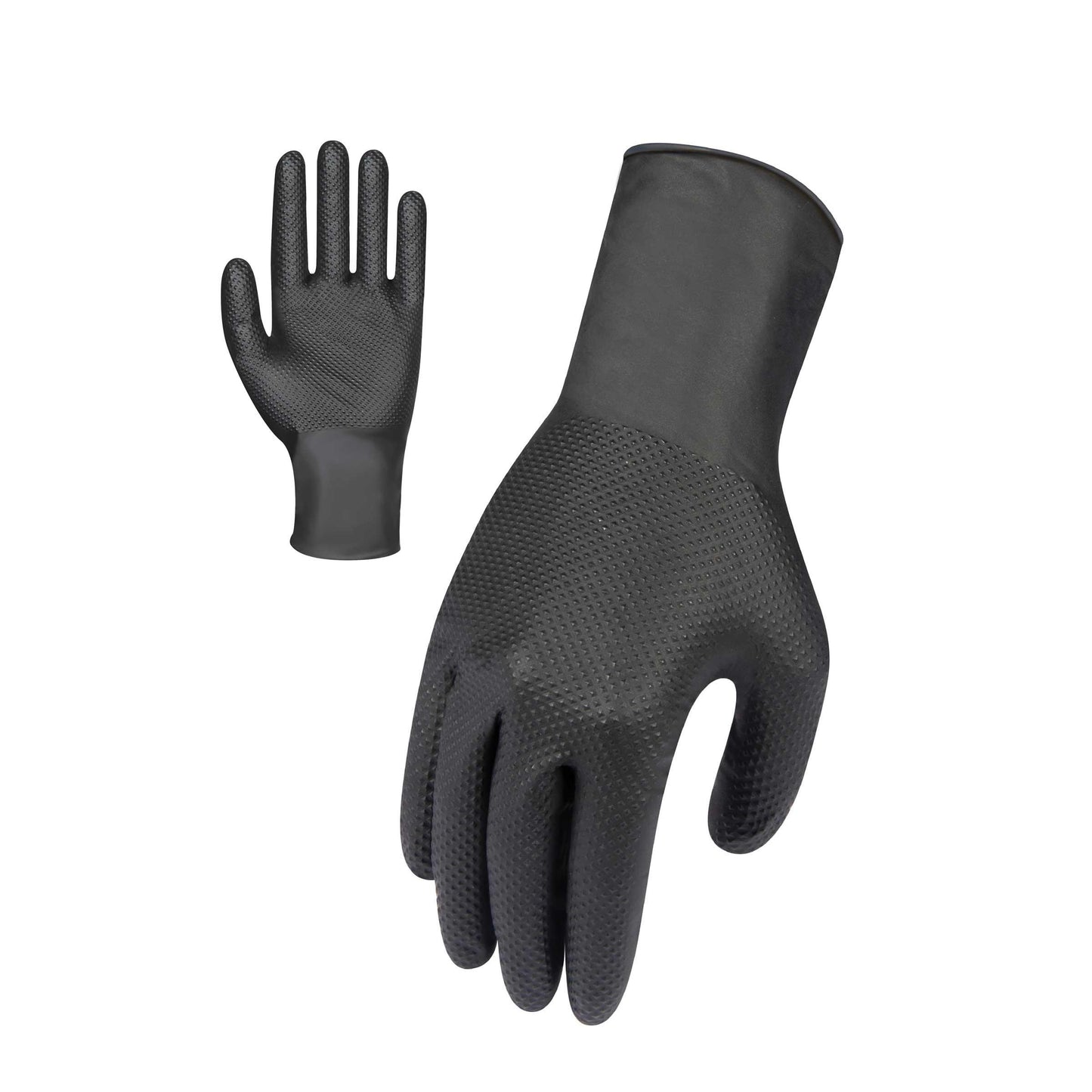 Force360 Force360 SafeTouch Industrial Disposable Nitrile Glove - Black