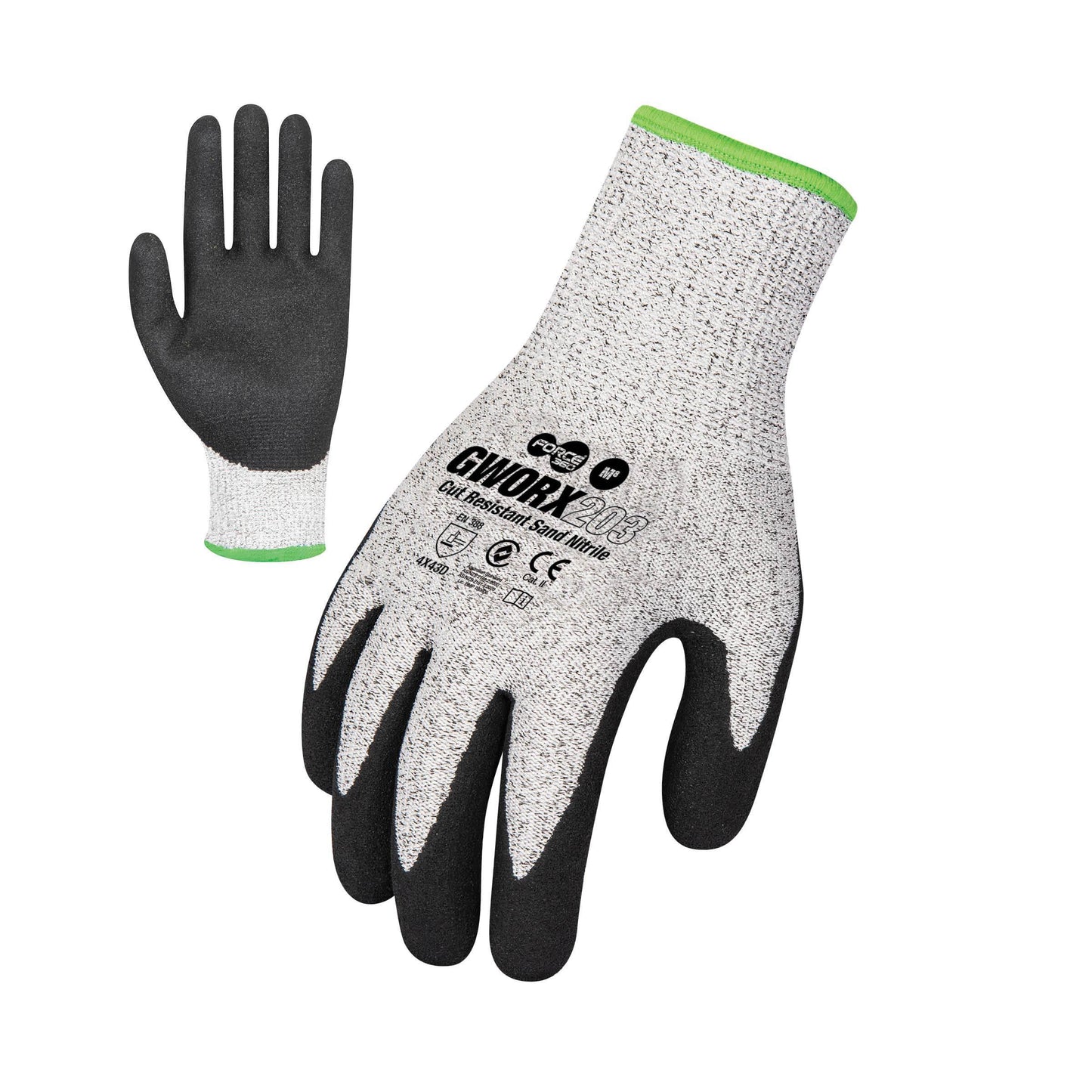 Force360 Force360 Cut Resistant Sand Nitrile Glove (Cut Level C)