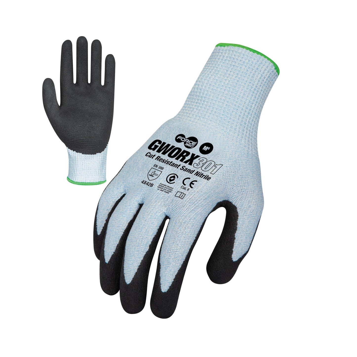Force360 Force360 Cut Resistant Sand Nitrile Glove (Cut Level B)