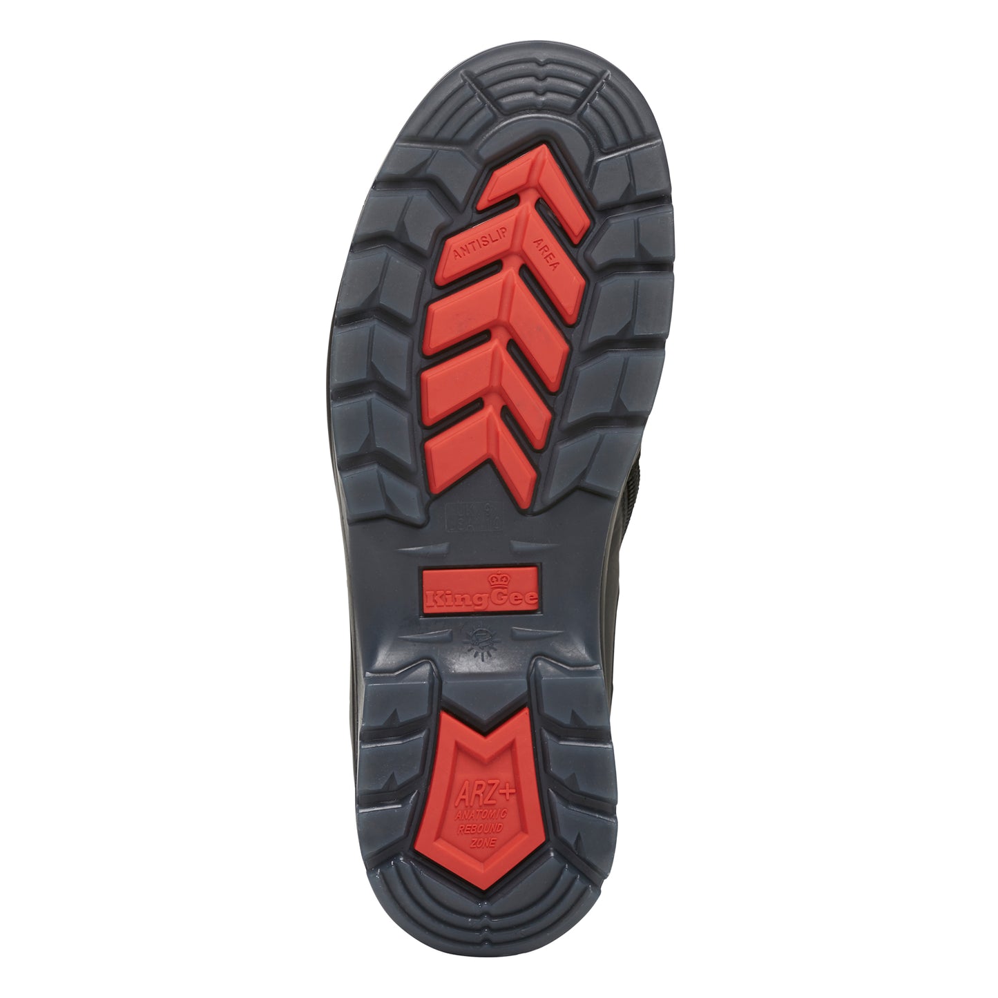 King Gee K27155 Tradie Zip/Lace Composite Safety Work Boots 6" - Black