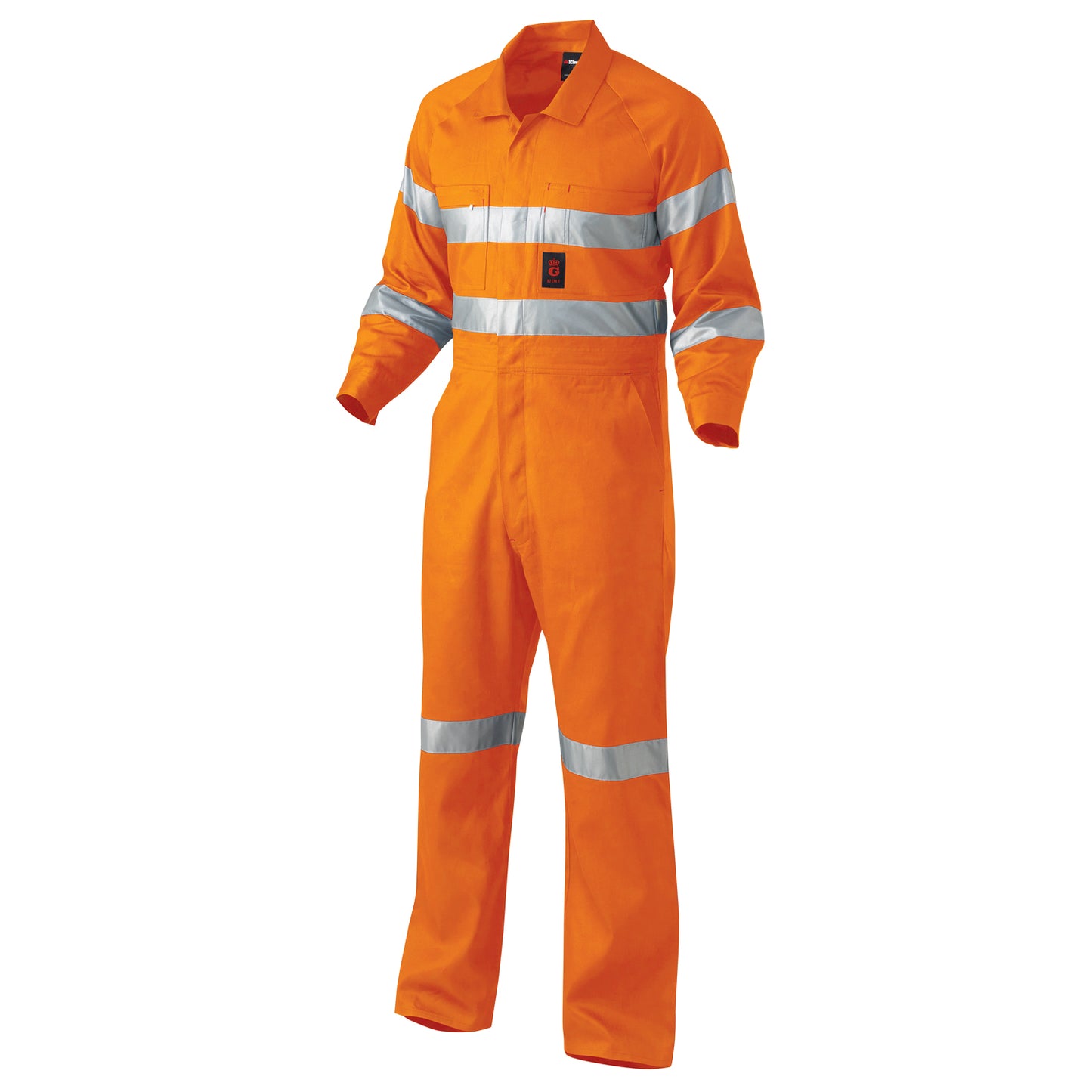 King Gee K51305 Originals Hi-Vis Lightweight Reflective Drill Work Coveralls