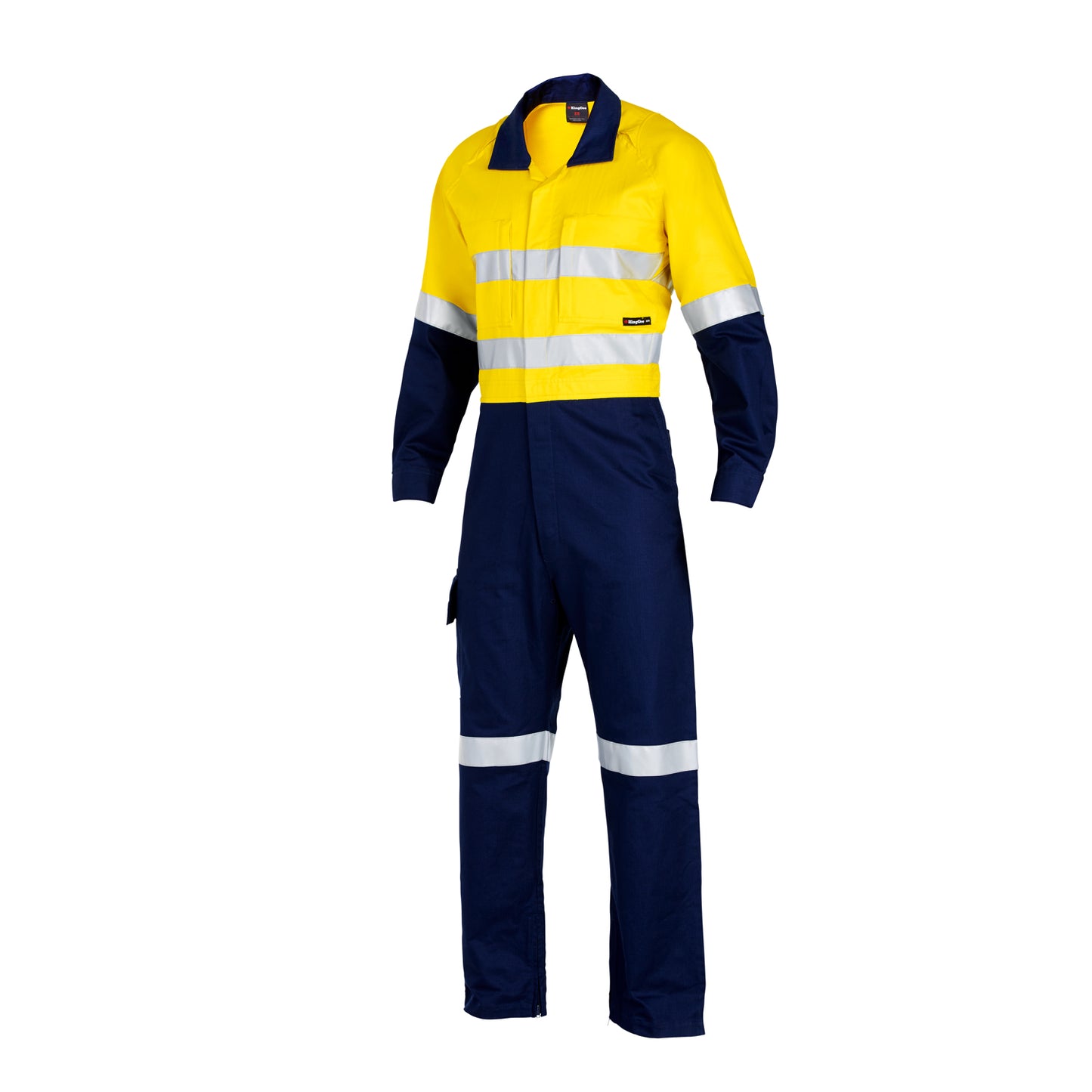 King Gee K51540 Workcool 2 Hi-Vis Reflective Two Tone Work Coveralls