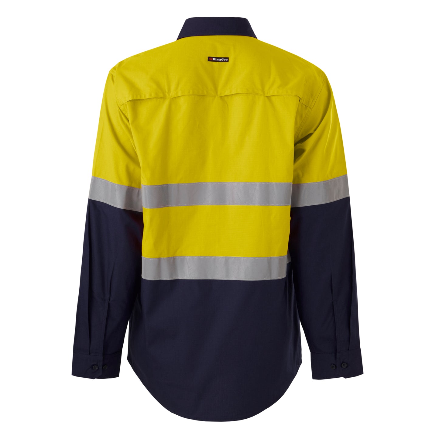 King Gee K54913 Workcool Vented Spliced Shirt Taped Long Sleeve