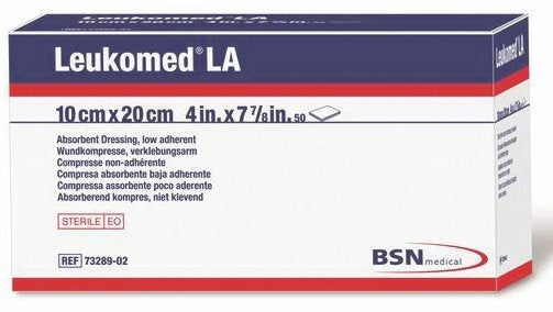 BSN MEDICAL B73289W Leukoplast Low Adherent Dressing 10cm x 20cm Single