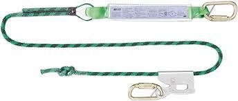 Miller 2M Single Adjustable Kernmantle Rope Lanyard w/SS TAKs