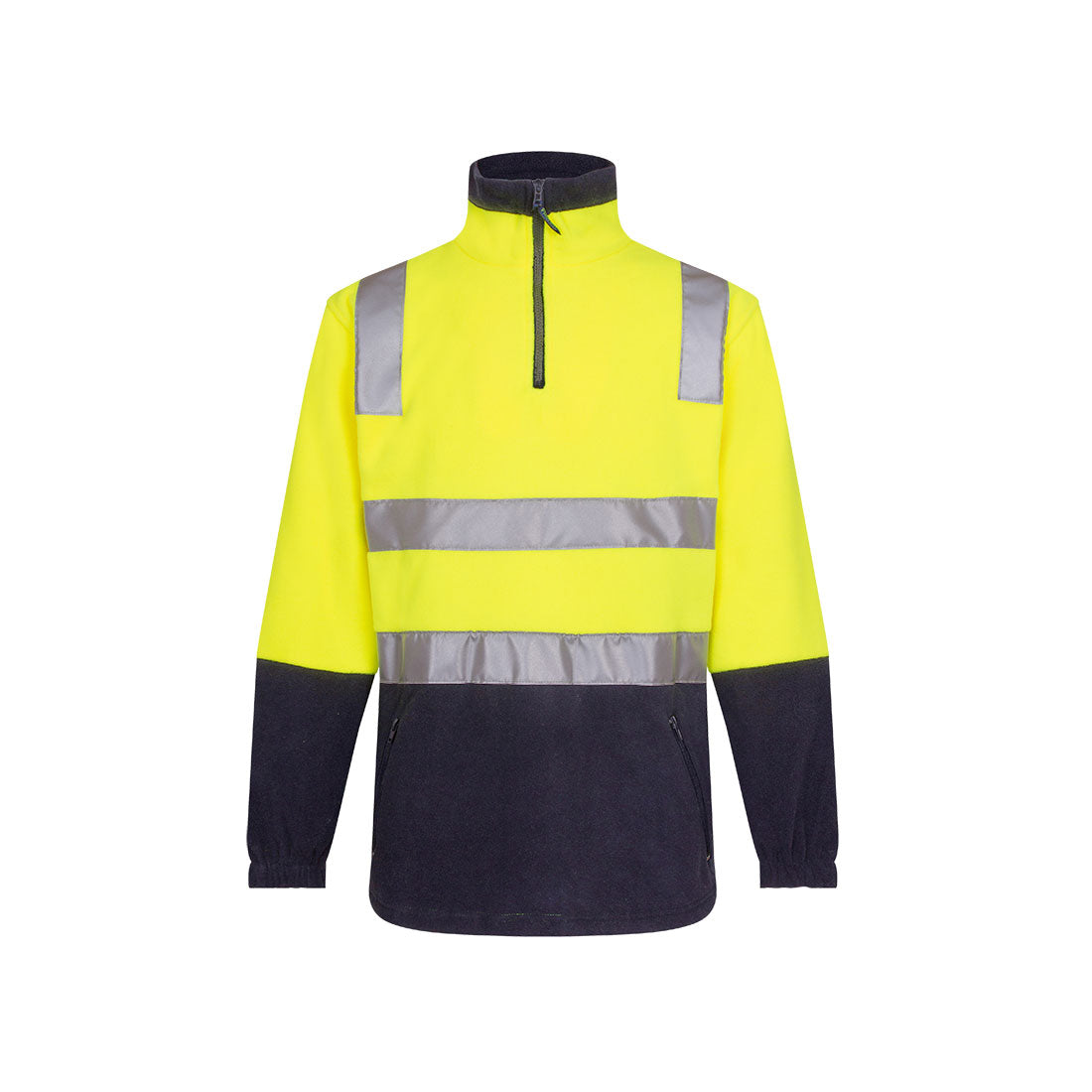 Portwest MF215 Hi-Vis Contrast 1/4 Zip Polar Fleece