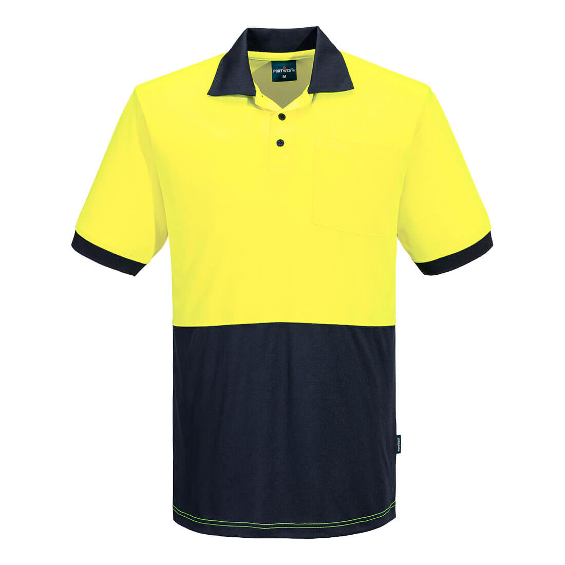 Portwest MP610 Hi Vis Class D Contrast Polo Shirt S/S