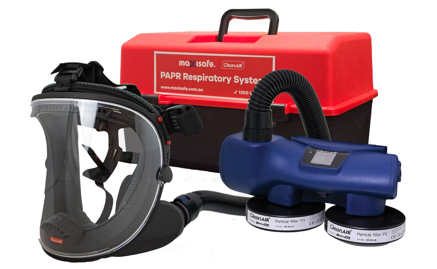 CleanAIR RFU837-CE5 UniMask w/ 5-Point Harness & Chemical 2F PAPR Kit