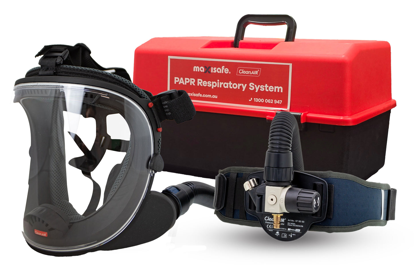CleanAIR RFU837-CP5 UniMask w/ 5-Point Harness & Airline Kit