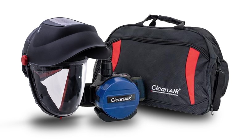 CleanAIR RGW1144 CA-40GW Flip-up Welding Hard Hat & Basic PAPR Kit