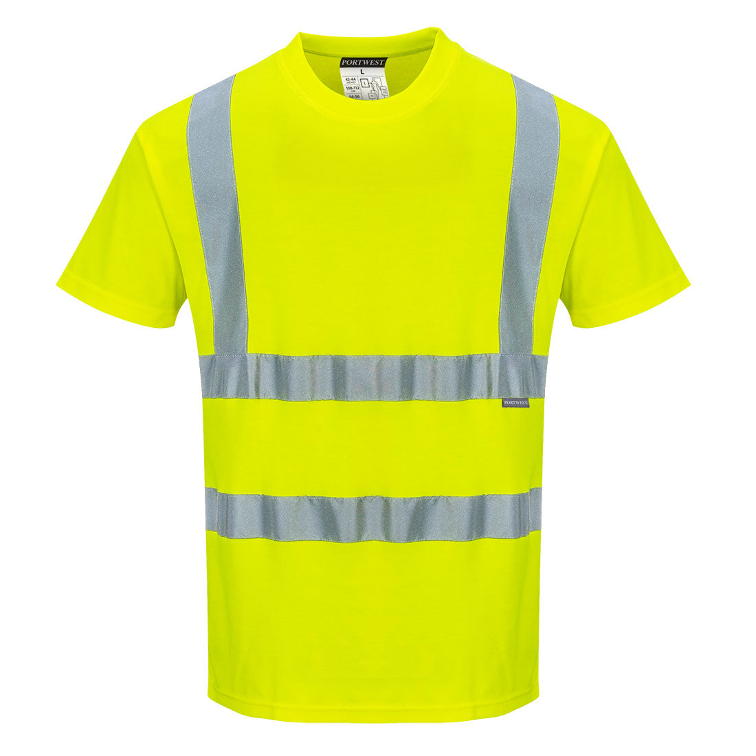 Portwest Cotton Comfort T-Shirt S/S in Yellow