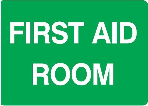 Pratt Safety PS15BP First Aid Room Sign, Plastic, 225 x 300mm