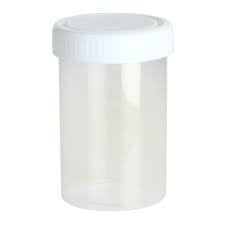 Max Global Products SC70NL Specimen Container Plastic Non Sterile Unlabelled 70mL White Top