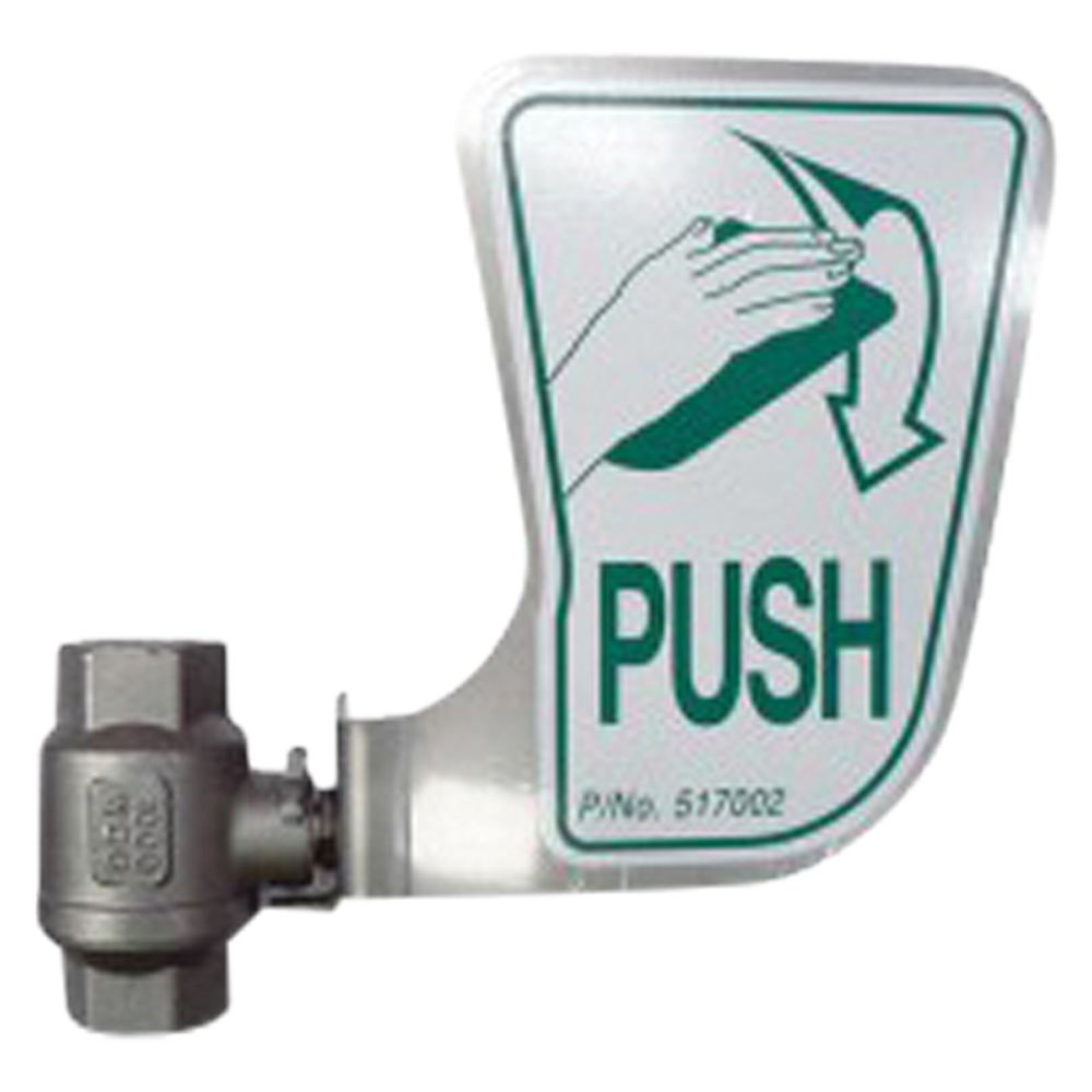Pratt Safety Push Handle & 15mm Ball Valve Kit - Vertical Assembly