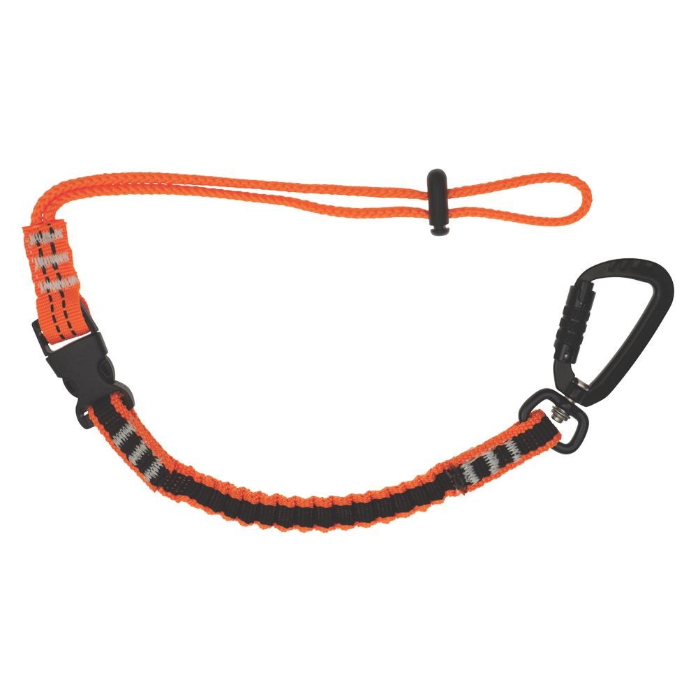 LINQ Height Safety Tool Lanyard With Double Action Karabiner & Detachable Tool Strap