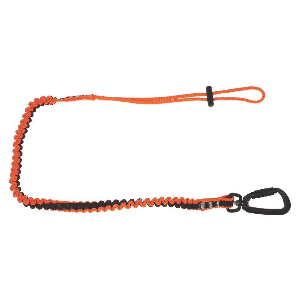 LINQ Height Safety Tool Lanyard With Double Action Karabiner To Loop Tail