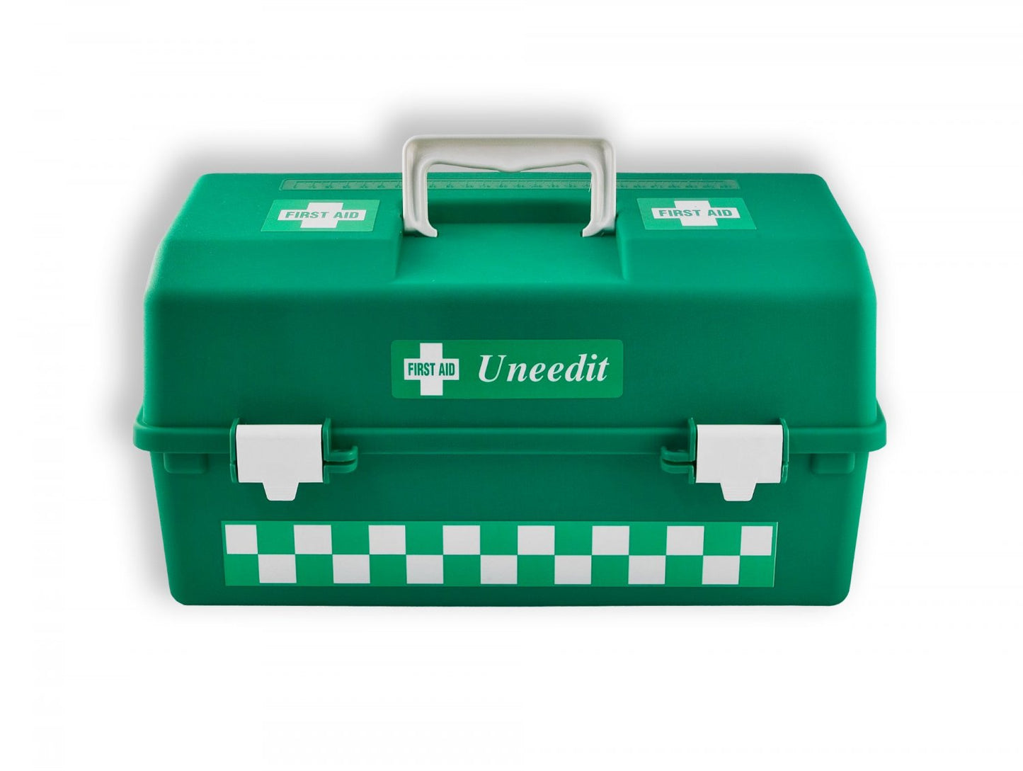 Max Global Products F3-BP First Aid Kit - Complete National (BP) Workplace Portable Green Plastic Case