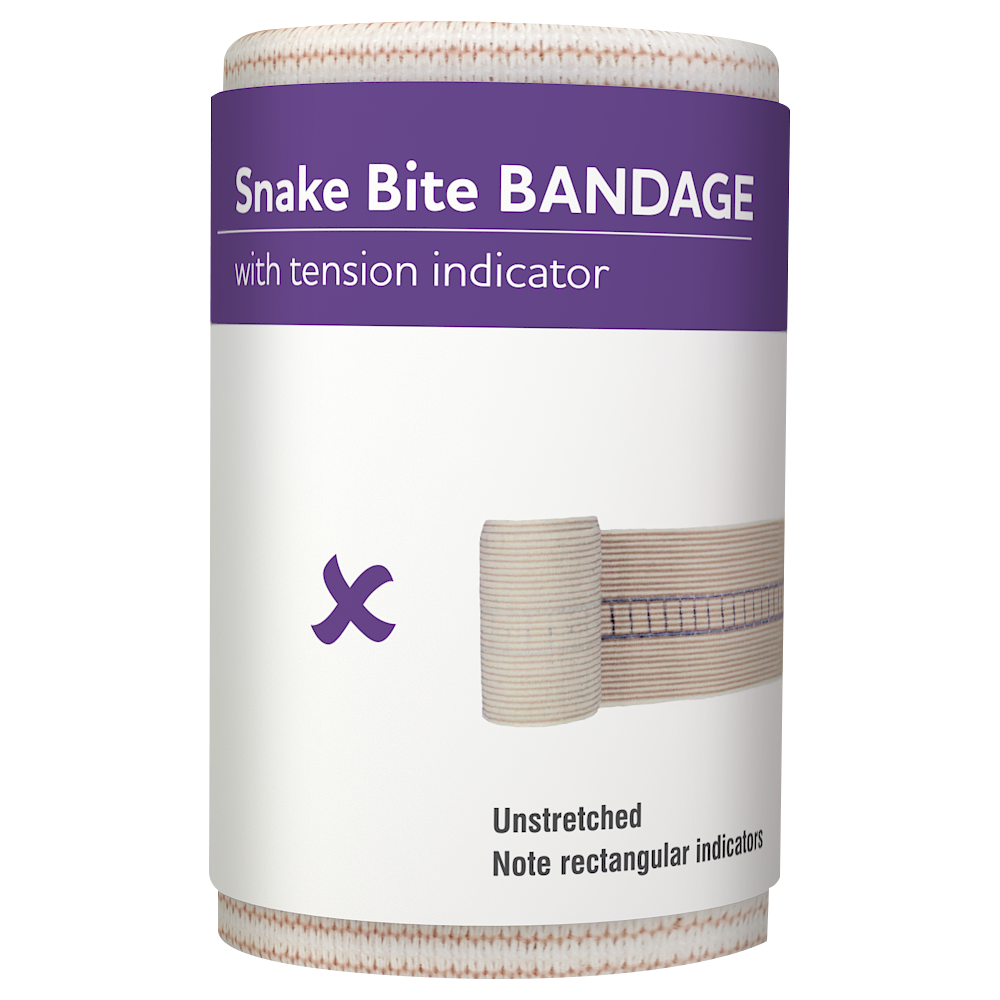 AERO HEALTHCARE AH-AFSB10 Premium Snake Bite Bandage with Indicators 10cm x 4.5m