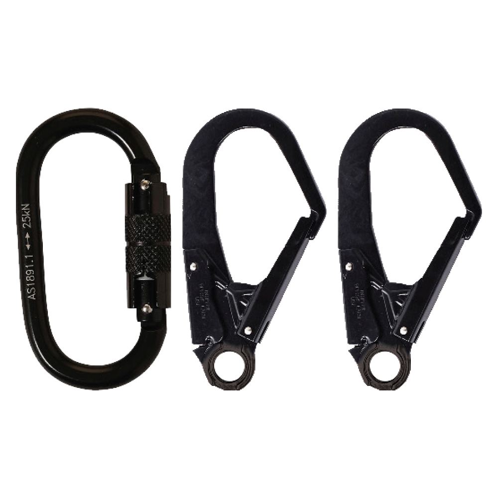 LINQ Height Safety Elite Double Leg Shock Absorbing 2M Adjustable Lanyard With Hardware KD & SD X2