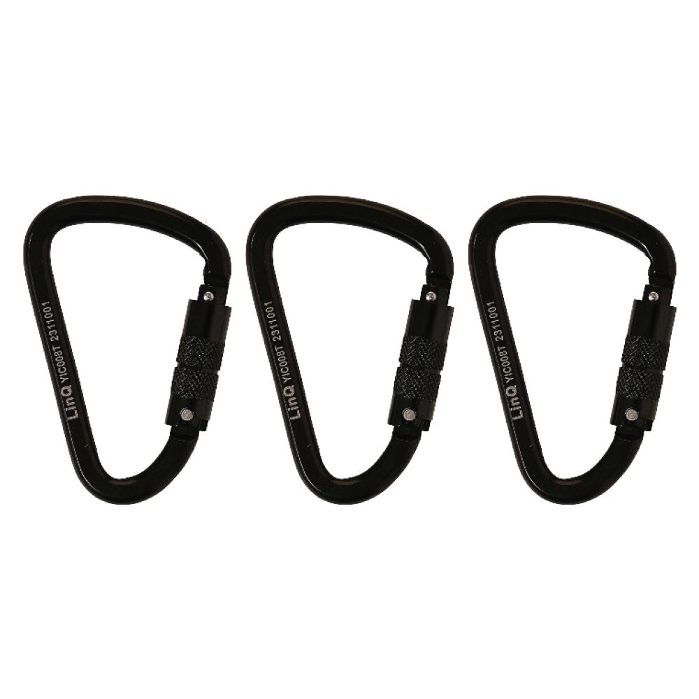 LINQ Height Safety Elite Double Leg Shock Absorbing 2M Adjustable Lanyard with KT x 3