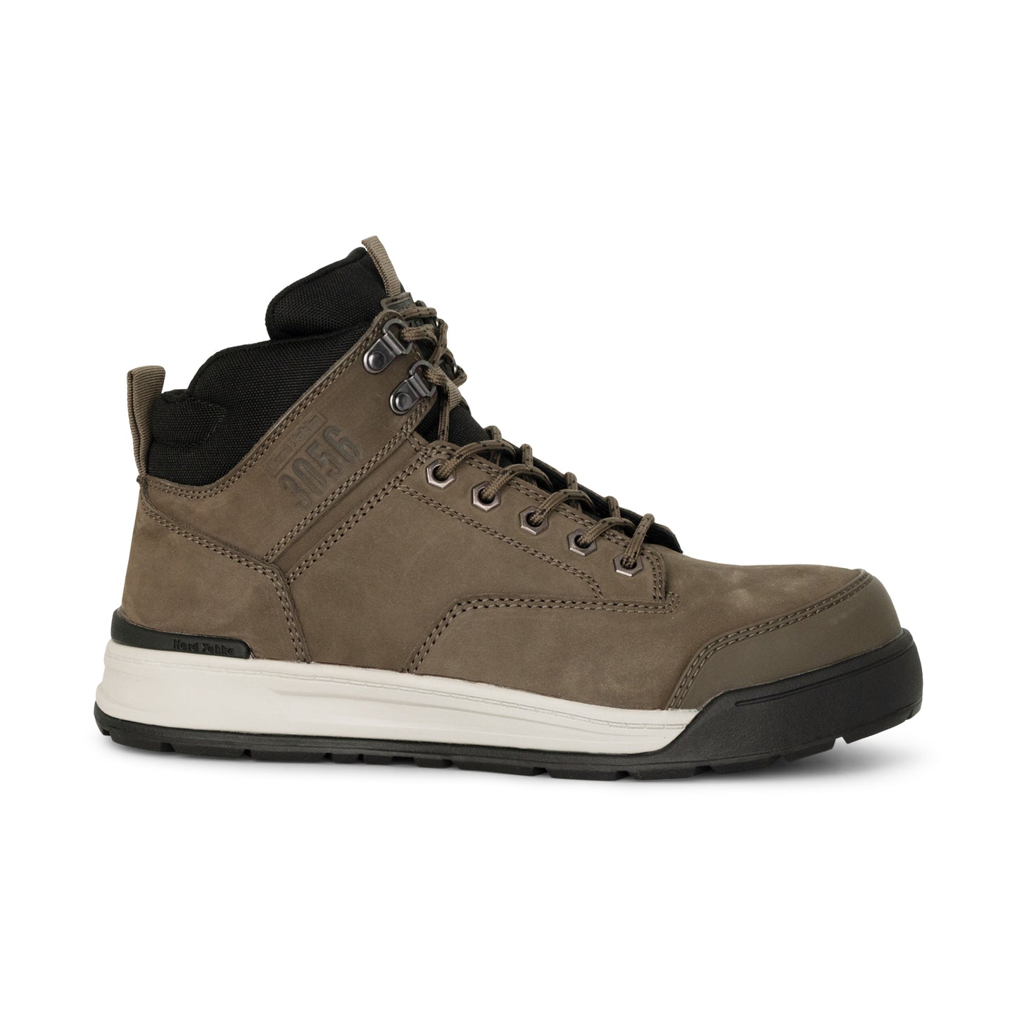Hard Yakka Y60247 3056 Lace Up & Side Zip Steel Toe Safety Boot - Cedar