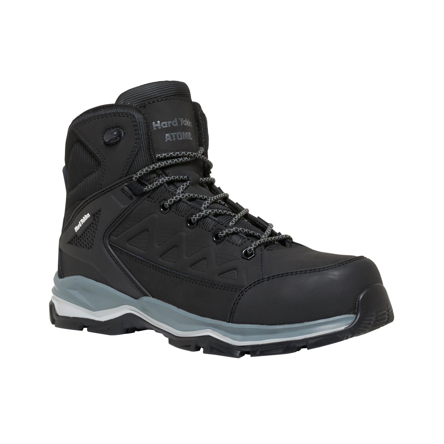 Hard Yakka Y60285 Atomic Hybrid Lace Up & Side Zip Safety Boot - Black