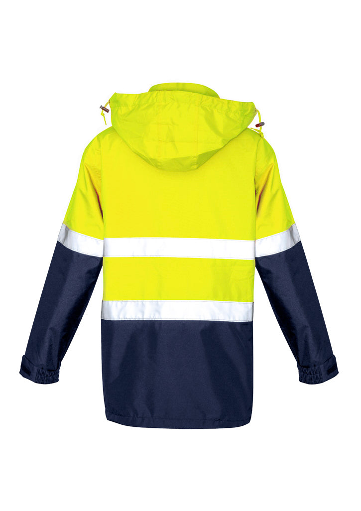 Syzmik Men's Hi Vis Ultralite Waterproof Jacket - Yellow/Navy