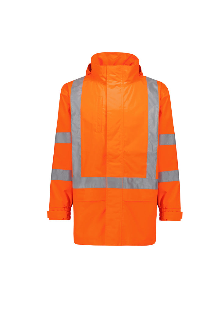 Syzmik Men's Hi Vis X Back Ultralite Waterproof Jacket - Orange