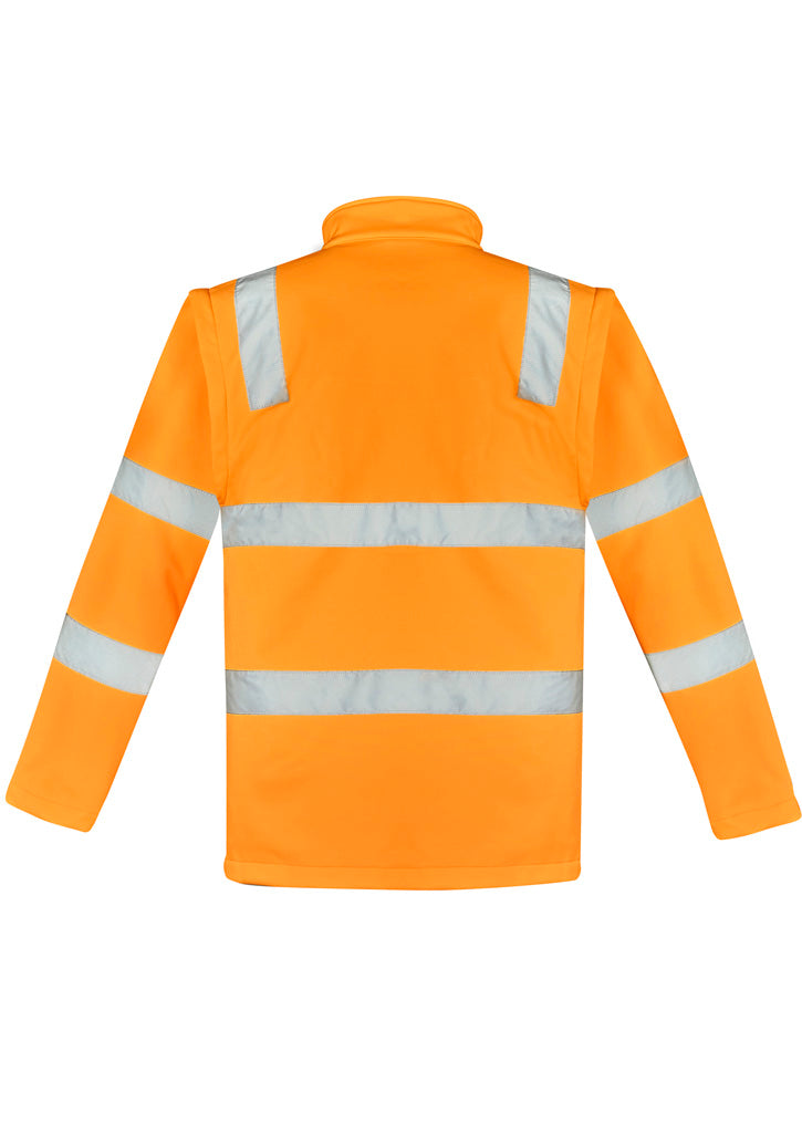 Syzmik Unisex Hi Vis VIC Rail 2 In 1 Softshell Jacket - Vic Rail Orange