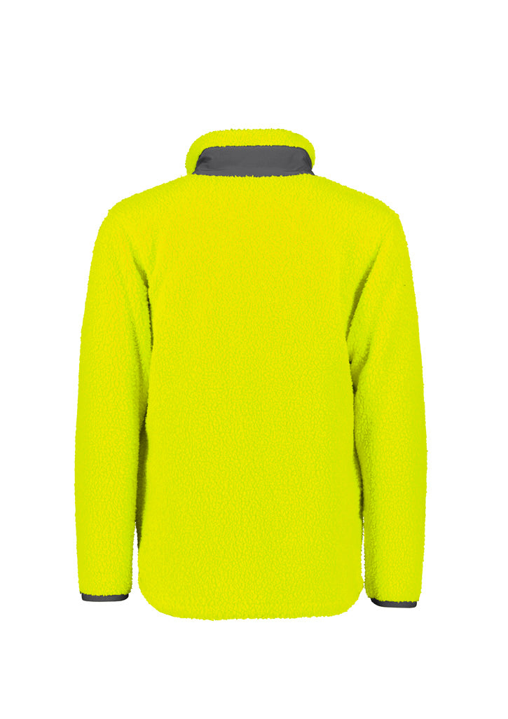 Syzmik Unisex Streetworx Full Zip Sherpa Fleece - Yellow