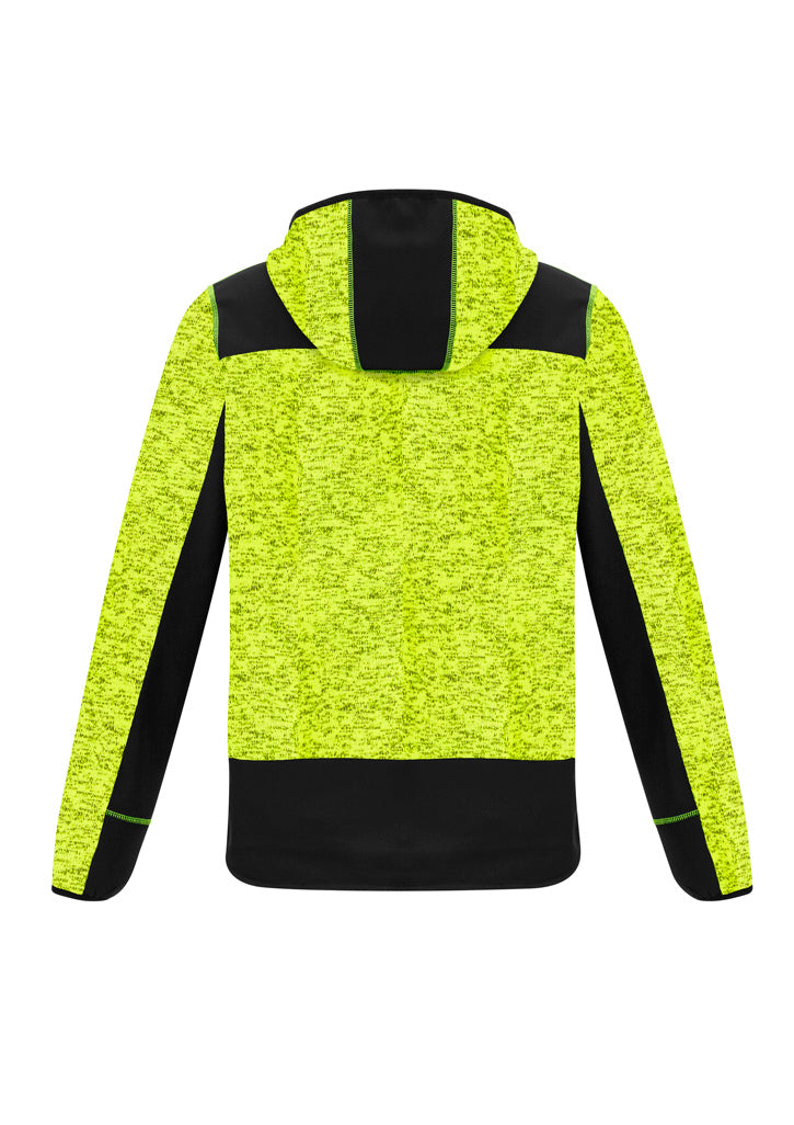 Syzmik Unisex Streetworx Reinforced Knit Hoodie - Fluoro Yellow