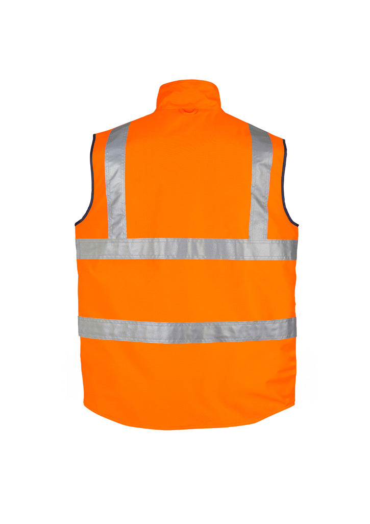 Syzmik Men's Hi Vis Lightweight Waterproof Vest - Orange