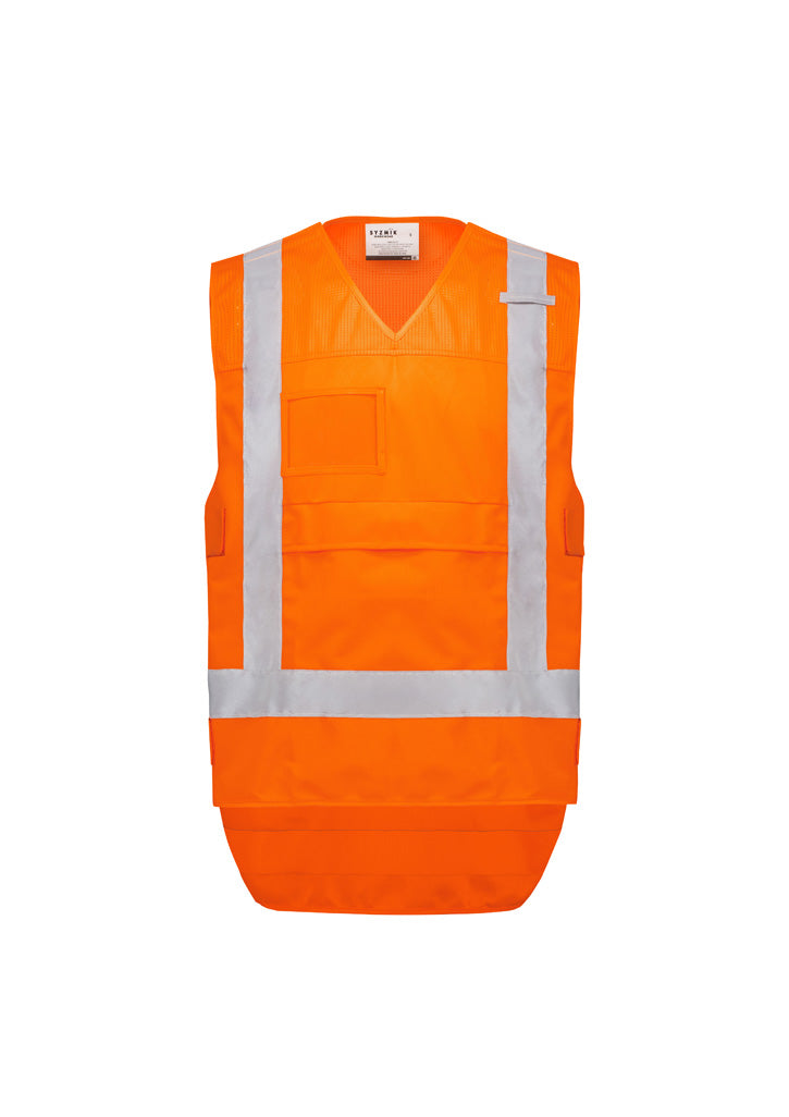 Syzmik Unisex Hi Vis NSW Rail Vest - Orange